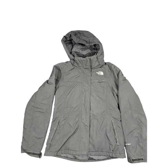 The North Face Women’s Small HyVent Insulated Waterproof Hooded Jacket Black - Picture 1 of 7